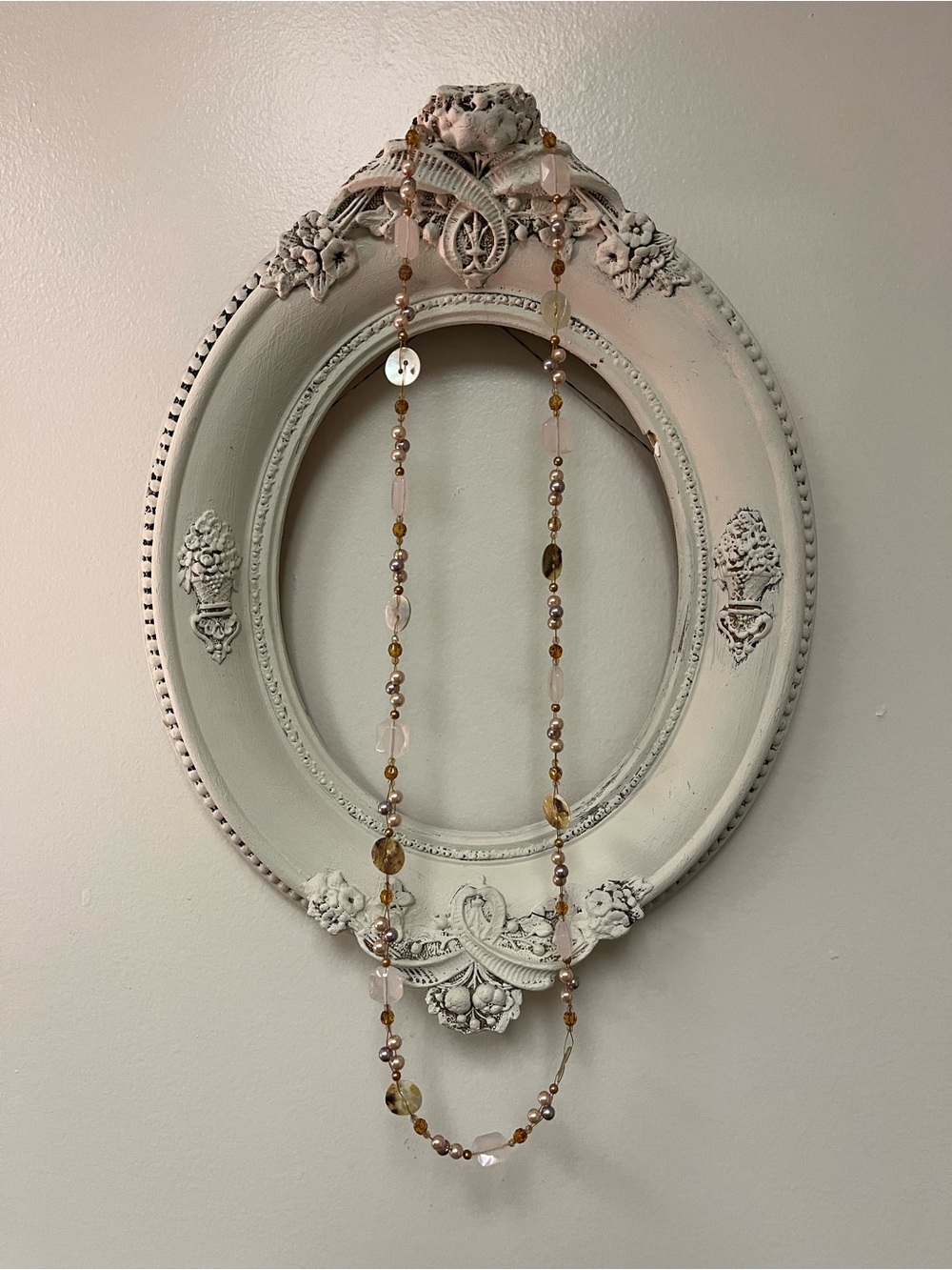 Cookie Lee Necklace Brown And Cream Tones